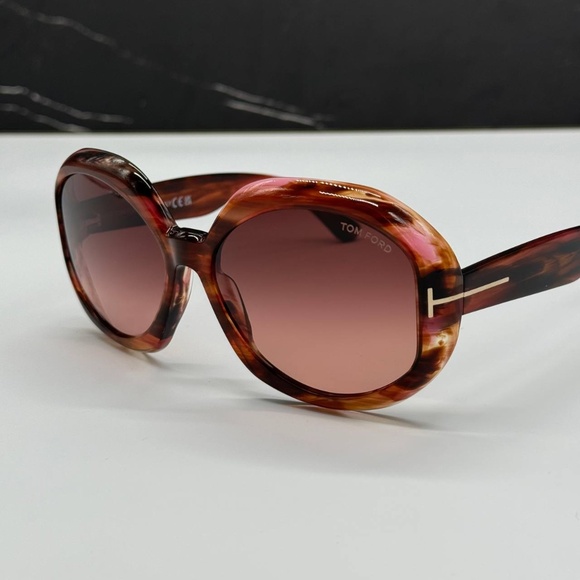 NEW TOM FORD TF1011 55F WOMEN SUNGLASSES TOM FORD GEORGIA-02 FT1011/S - Picture 5 of 11